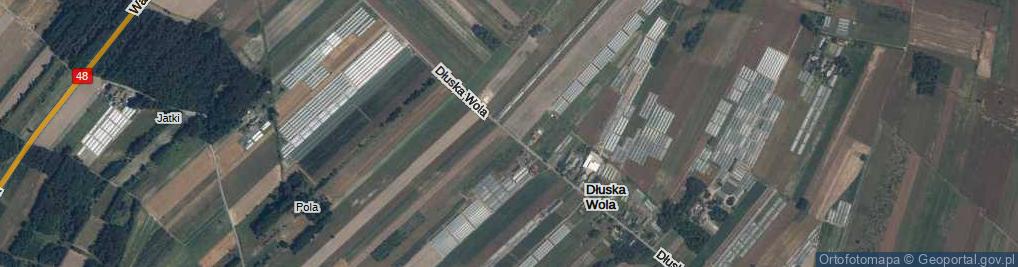 Zdjęcie satelitarne Dłuska Wola ul.